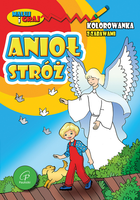 Anioł Stróż – kolorowanka