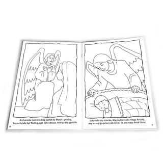 Anioł Stróż – kolorowanka