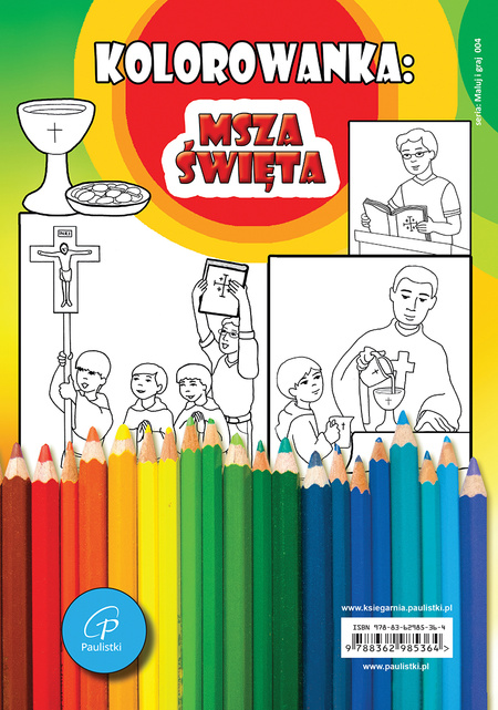 MSZA ŚWIĘTA – kolorowanka