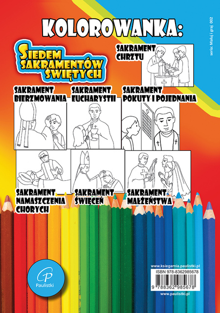 7 Sakramentów Świętych – kolorowanka
